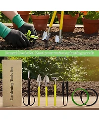 Xdovet Bonsai Tools Set Rake Shovel Wire Gardening Kit