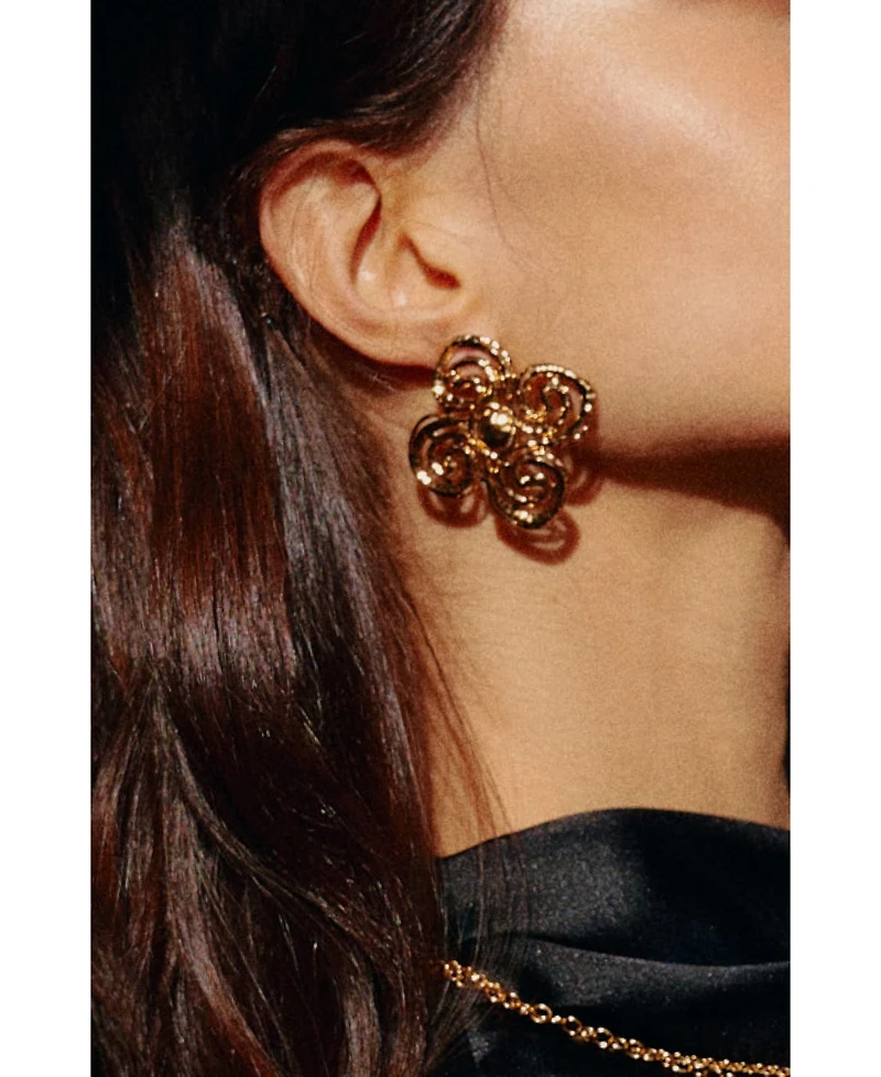 Retro Chic Eternal Spiral Earrings