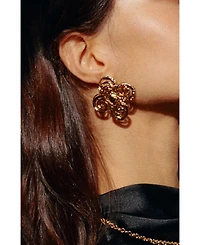 Retro Chic Eternal Spiral Earrings