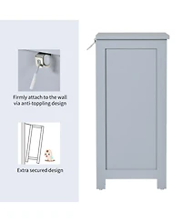 Volenca Slim 3-Drawer Free-Standing Bathroom Floor Cabinet, 25-in H