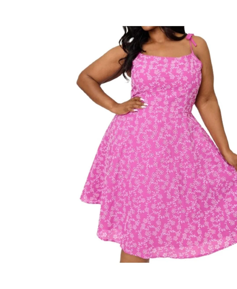 Unique Vintage Plus Bobbie Swing Dress