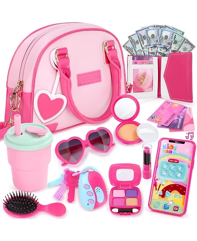 Gnuadz Purse Pretend Makeup Play Princess Gifts Kids