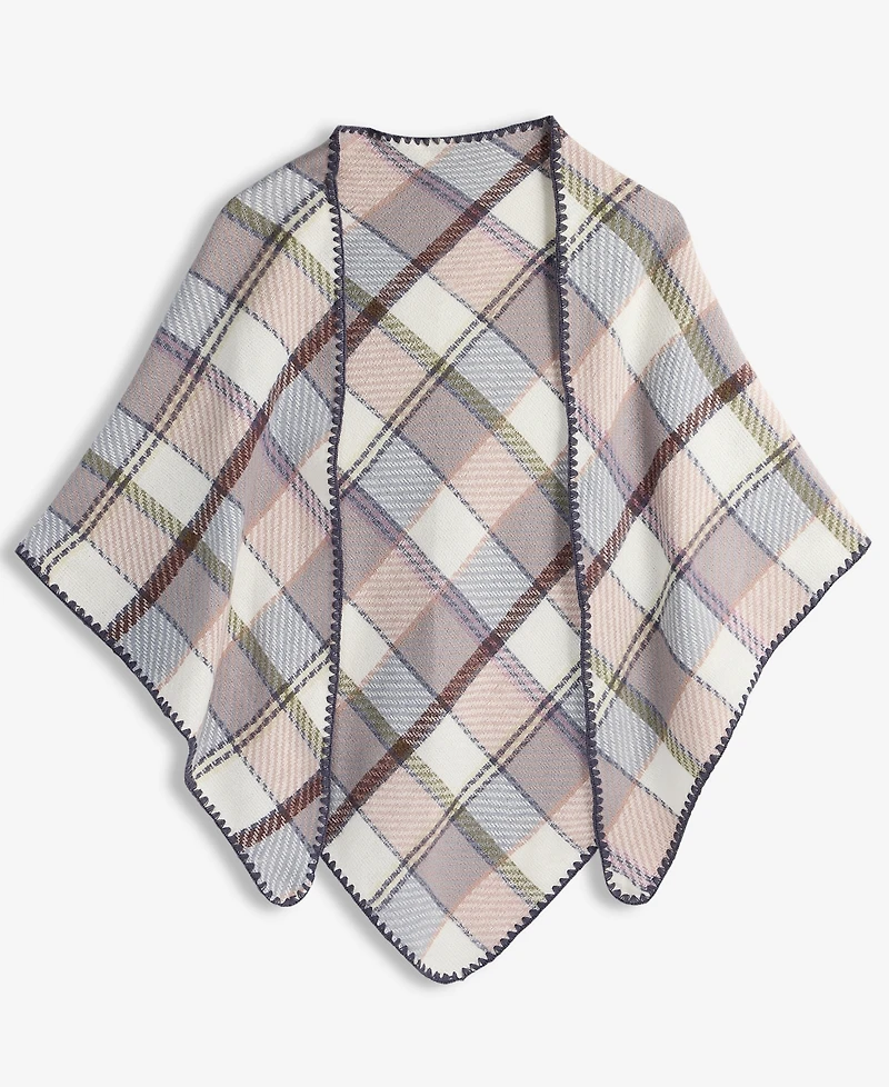 Style & Co Women's Overscale Plaid Woven Triangle Scarf, Macy's Exclusive