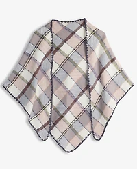 Style & Co Women's Overscale Plaid Woven Triangle Scarf, Macy's Exclusive