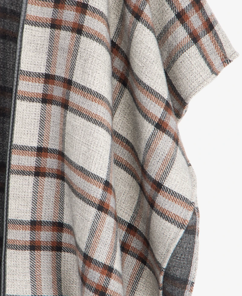 Style & Co Women's Grid Plaid Topper, Macy's Exclusive