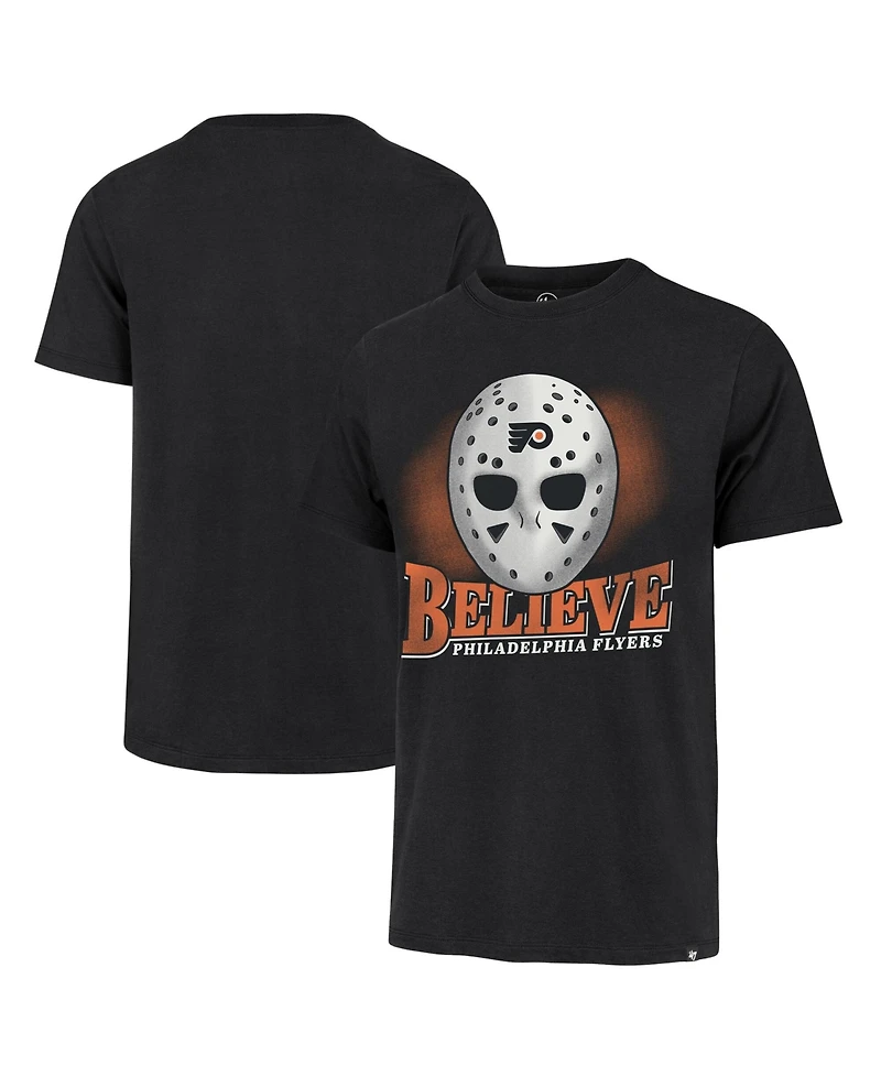 '47 Brand Men's Black Philadelphia Flyers Believe Franklin T-Shirt
