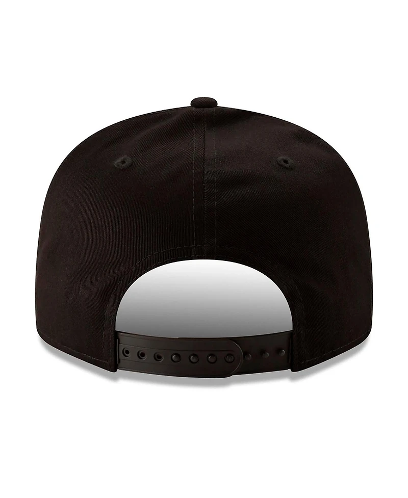 New Era Men's Black San Francisco 49ers 80th Anniversary Side Patch 9FIFTY Snapback Hat