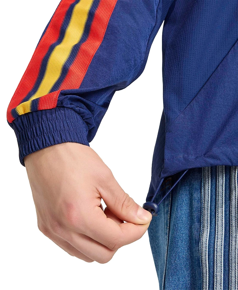 Adidas Men's Navy Spain National Team 2026 Home Full-Zip Game Day Anthem Jacket
