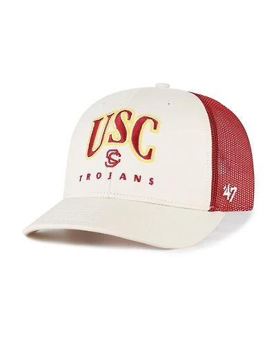 '47 Brand Men's Natural Usc Trojans Drawbridge Trucker Adjustable Hat