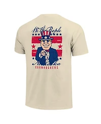 Image One Men's Cream Nebraska Huskers Uncle Sam Mascot T-Shirt