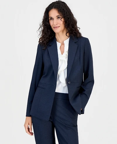 Kasper Women's Notch-Collar Waist-Seam Jacket