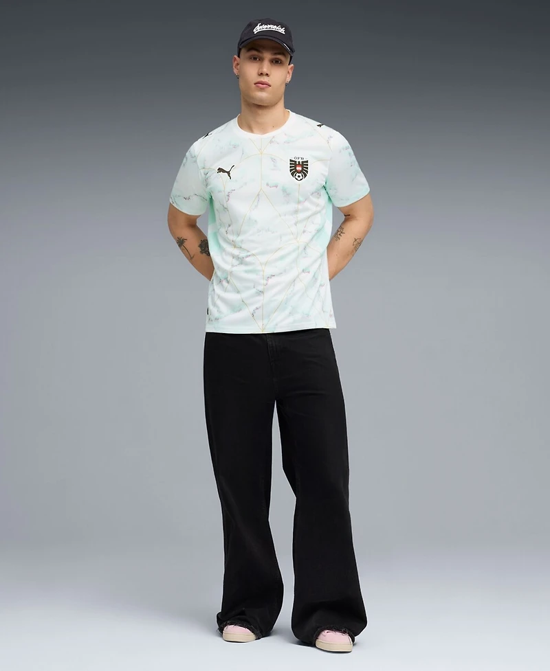 Puma Men's White Austria National Team 2026 Away Replica Jersey