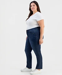 Democracy Plus Mid-Rise Straight-Leg AbSolution Jeans