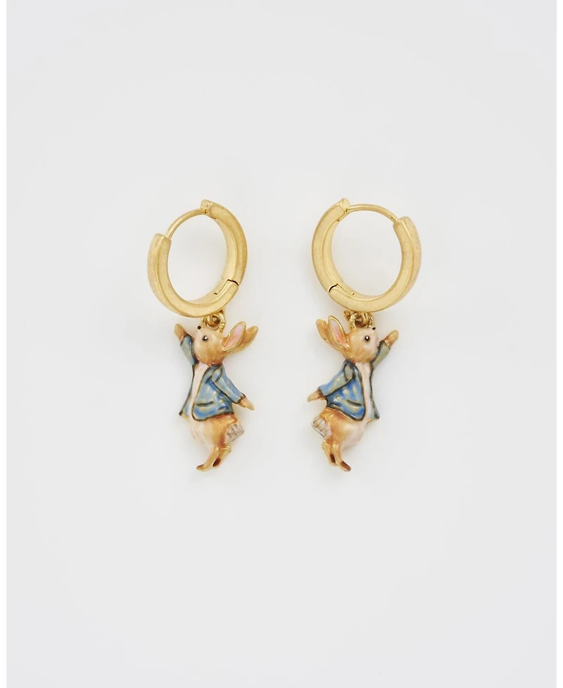 Fable England Peter Rabbit Huggie Earrings