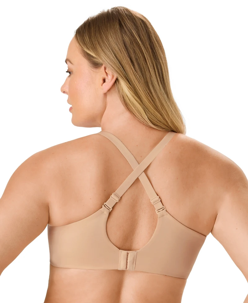 Bali Women's Flawless Fit Wireless Moisture-Wicking Foam Cups Convertible T-Shirt Bra, DF1971