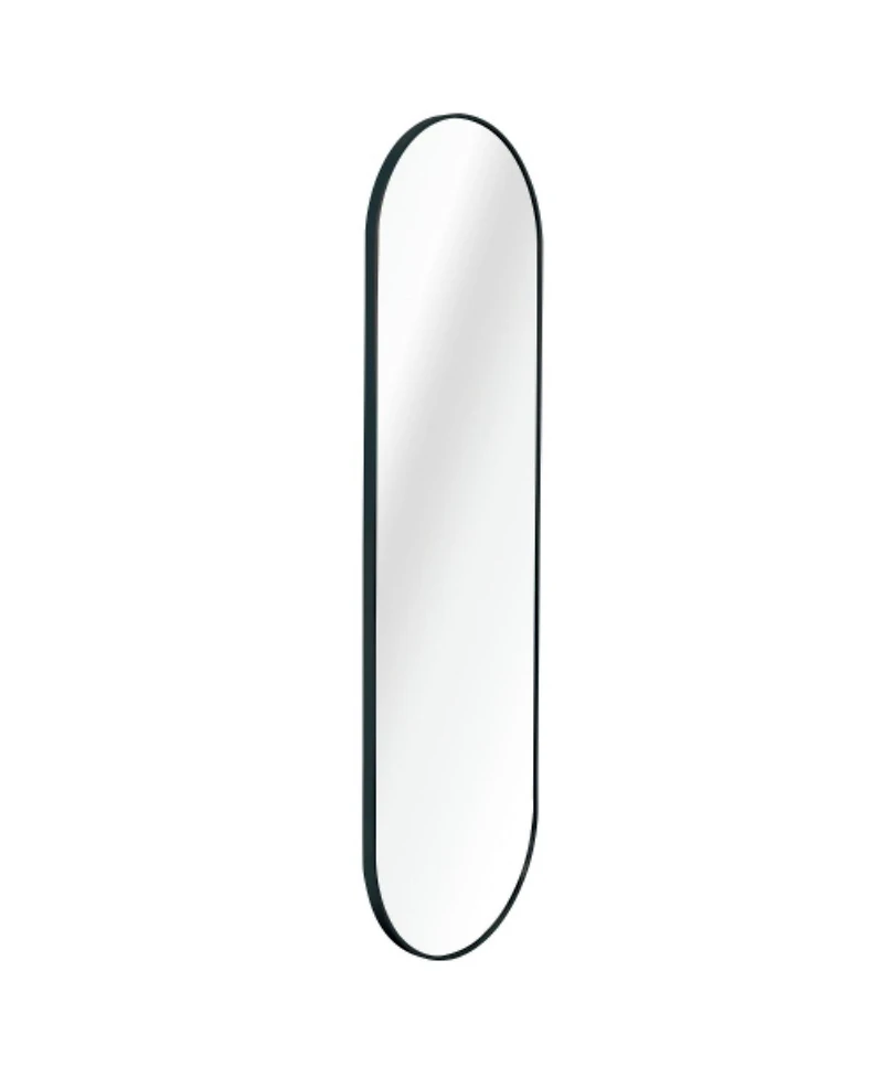 Laoties 63" x 20" Full Length Mirror, Arched Floor Mirror with Metal Frame for Bedroom, Entryway and Dressing Room