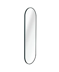 Laoties 63" x 20" Full Length Mirror, Arched Floor Mirror with Metal Frame for Bedroom, Entryway and Dressing Room
