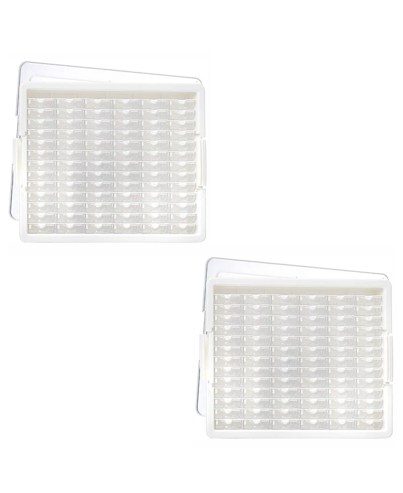 Bead Storage Solutions Elizabeth Ward Piece Craft Supplies Organizer (2 Pack