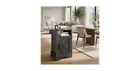 Lucky One 16" Width Farmhouse Nightstand with Usb Charging Station