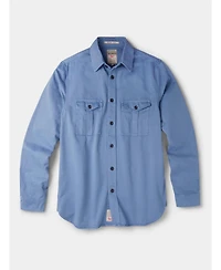 Aubin Men's Cole Long Sleeve Twill Overshirt