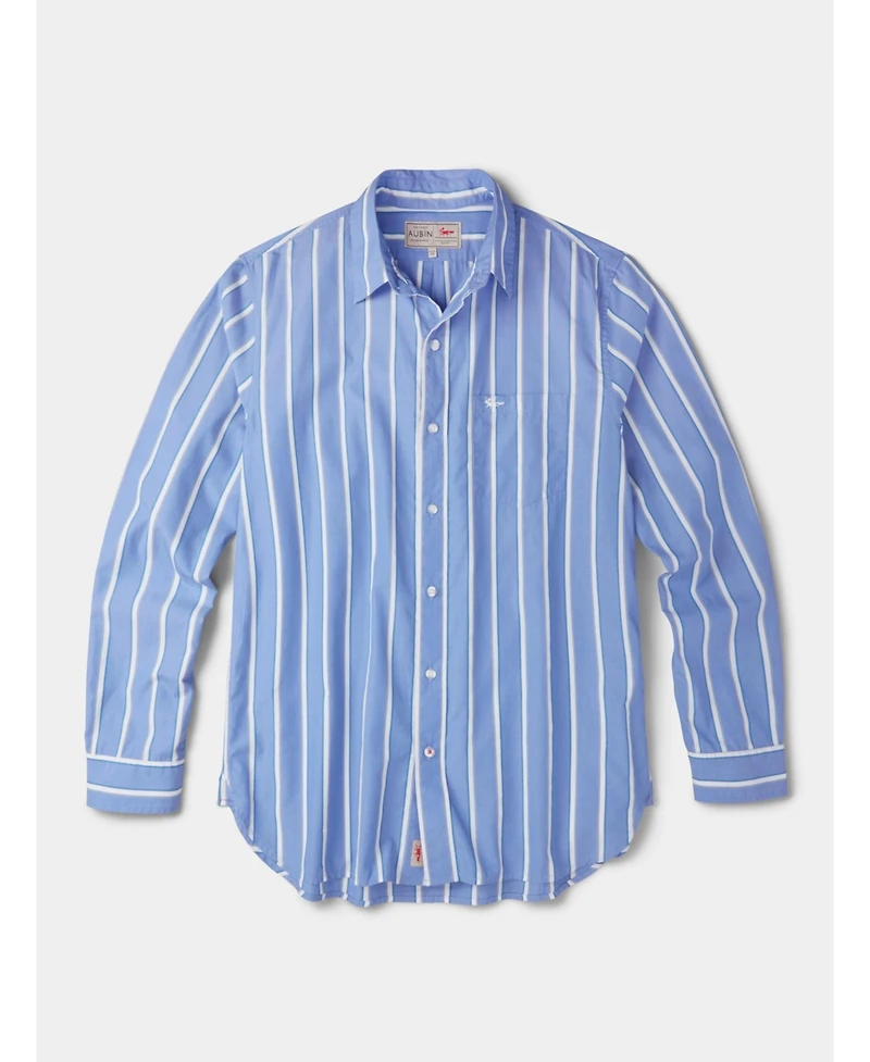 Aubin Men's Gladstone Poplin Button-Down Shirt