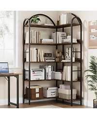 gaomon 68.5" Tall Large Corner Bookshelf