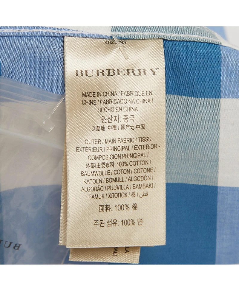 Pre-Owned Burberry Men's Checks Cotton Long Sleeve Shirt