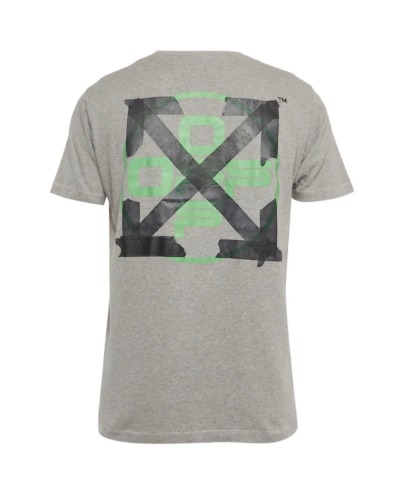 Pre-Owned Off-White Men's Print Cotton Half Sleeve T-Shirt