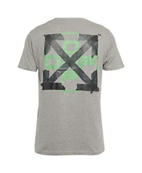 Pre-Owned Off-White Men's Print Cotton Half Sleeve T-Shirt