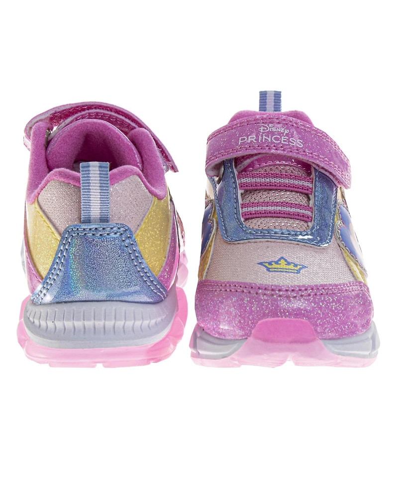 Disney Big Girls Princess Snow Light-Up Sneakers