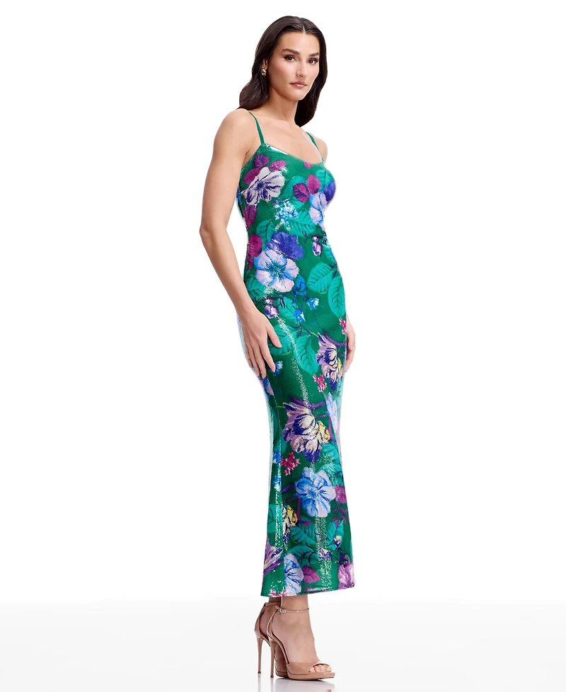 Dress the Population Women's Susan Scoop Neck Sheath