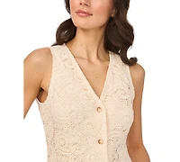 CeCe Women's Sleeveless V-Neck Midi Dress