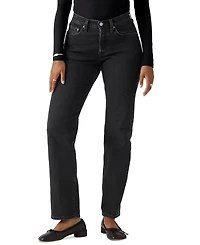 Levi's Women's 501 Curve High-Rise Straight-Leg Jeans