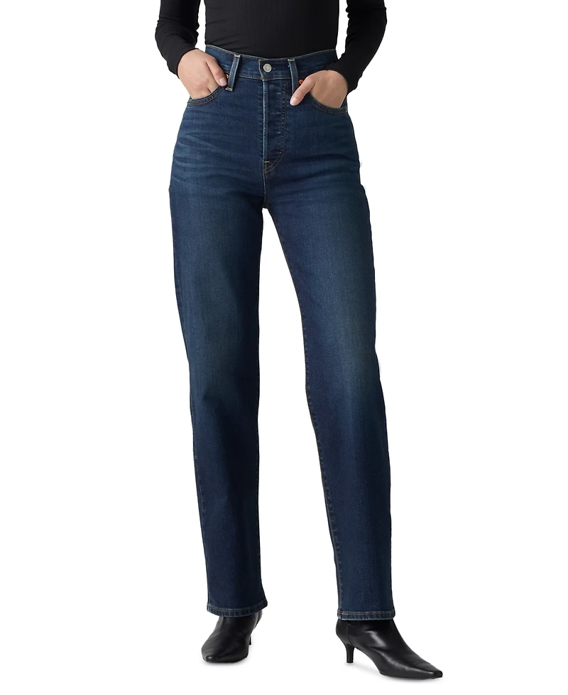 Levi's Women's Ribcage High-Rise Straight-Leg Jeans