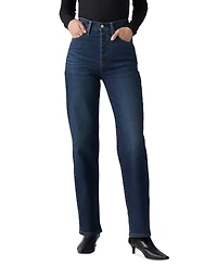 Levi's Women's Ribcage High-Rise Straight-Leg Jeans