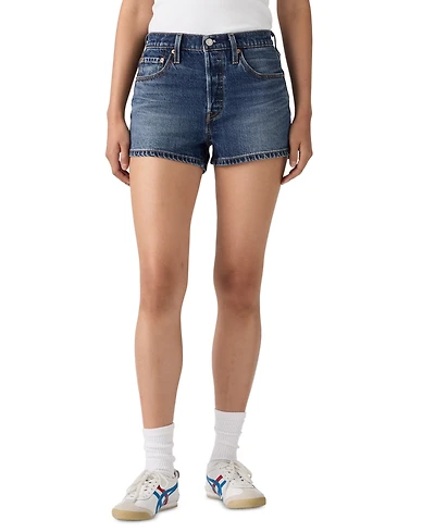 Levi's Women's 501 Button Fly High-Rise Denim Shorts