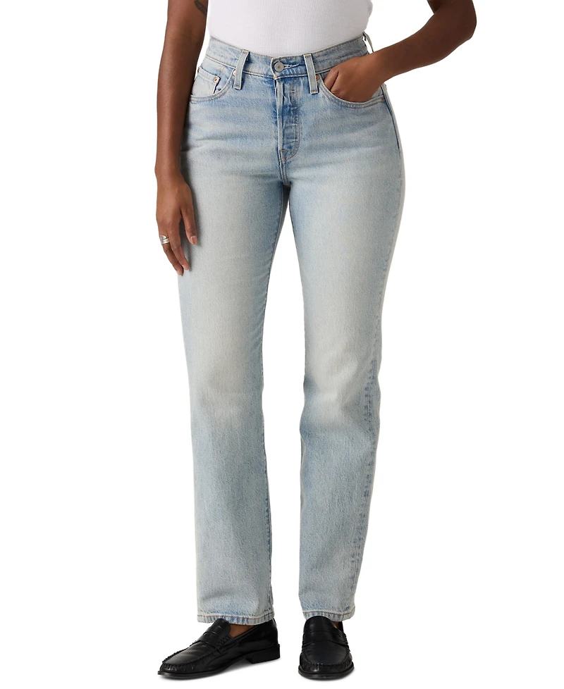 Levi's Women's 501 Curve High-Rise Straight-Leg Jeans