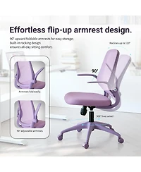 Streamdale Furniture Ergonomic Mesh Office Chair 350LBS Flip-Up Arms