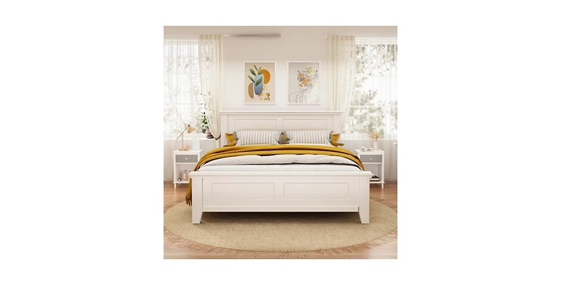 Lucky One 22.8"W Nightstand with Drawer and Shelf