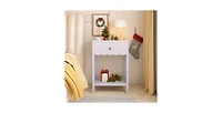 Lucky One Nightstand with Drawer and Shelf