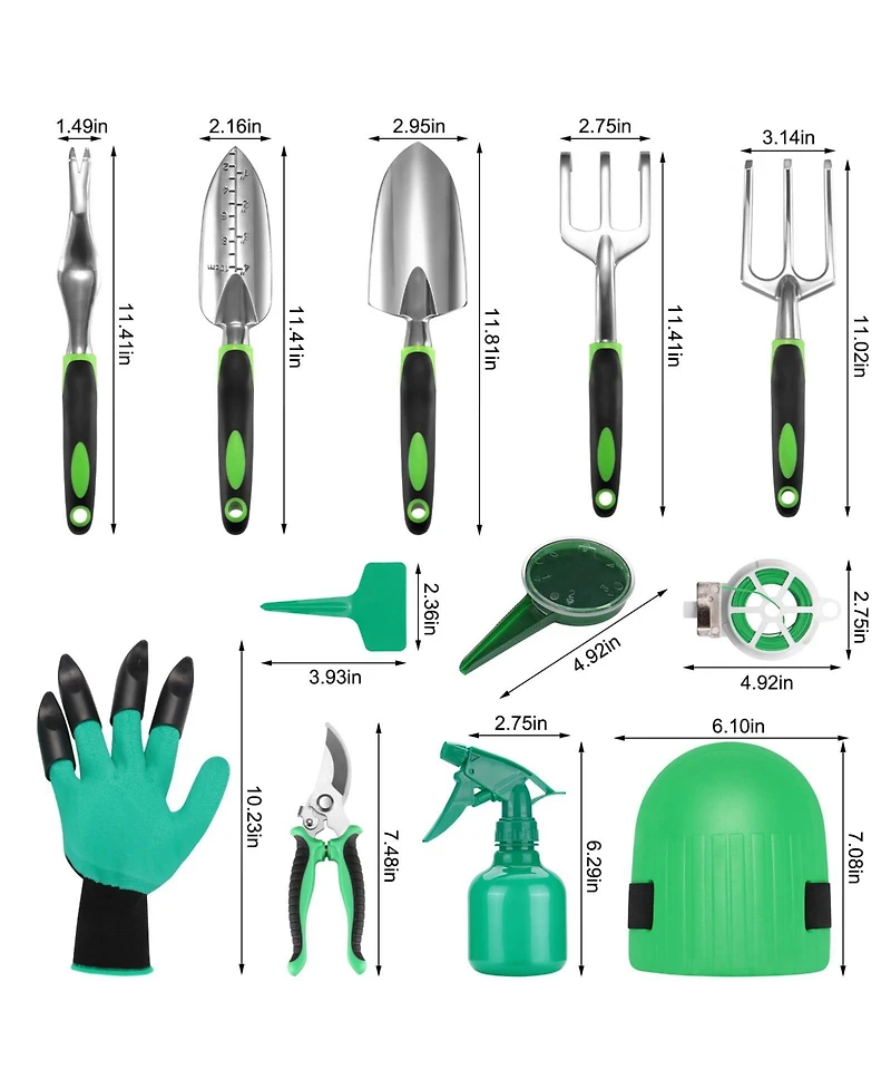 Xdovet Garden Tool Set Stainless Steel Kit With Bag Gifts For Women