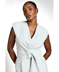 Coast Women's Belted Wide-Leg Jumpsuit