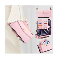 Artudatech 5-in-1 Wallet Case for iPhone 17 - Card Holder with Zipper Pocket, Wrist and Crossbody Straps