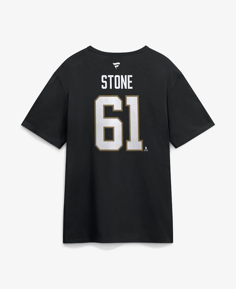 Fanatics Men's Mark Stone Black Vegas Golden Knights 2026 Stanley Cup Final Name & Number T-Shirt