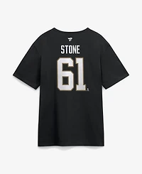 Fanatics Men's Mark Stone Black Vegas Golden Knights 2026 Stanley Cup Final Name & Number T-Shirt