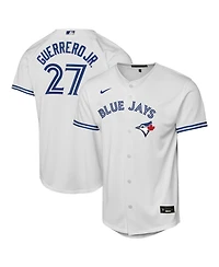 Nike Big Boys and Girls Vladimir Guerrero Jr. White Toronto Blue Jays Home Baseline Jersey