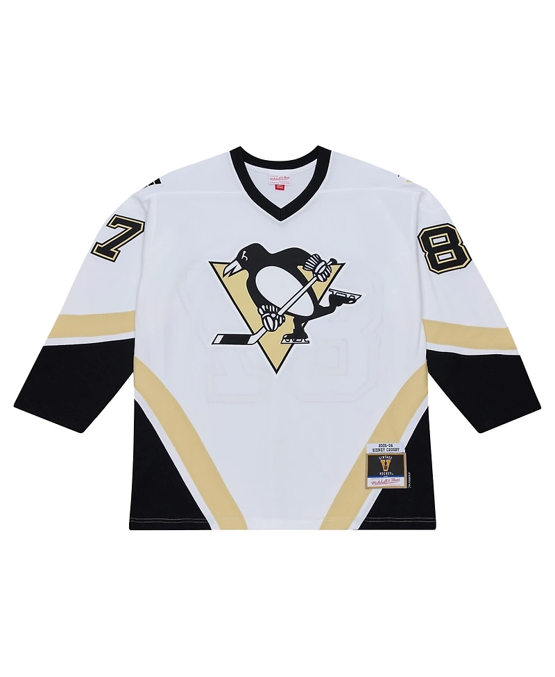 Mitchell & Ness Men's Sidney Crosby White Pittsburgh Penguins 2005 Power Play Jersey