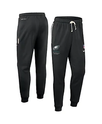 Nike Men's Black Philadelphia Eagles Sideline Standard Issue Dri-fit Taper Pants