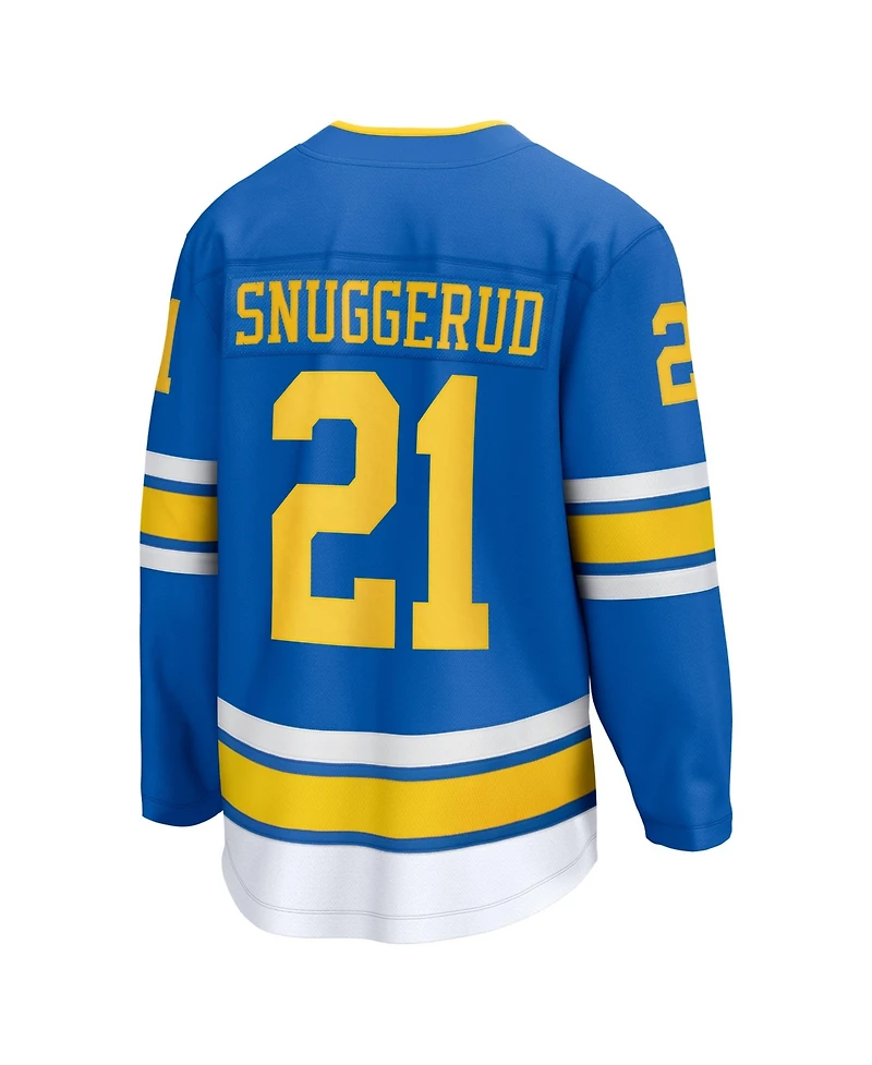 Fanatics Men's Jimmy Snuggerud Blue St. Louis Blues Home Breakaway Jersey
