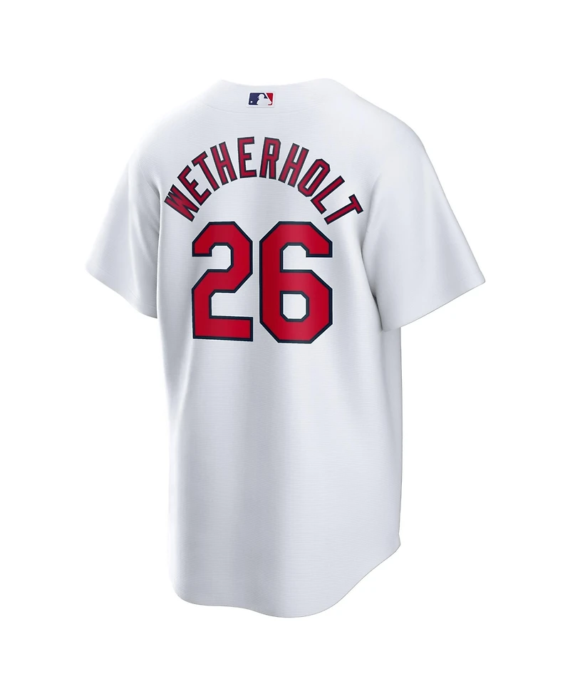 Nike Men's Jj Wetherholt White St. Louis Cardinals Home Replica Jersey
